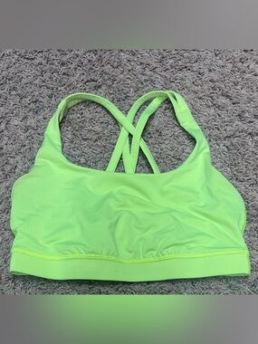 Lululemon highlighter sports bra sz 6
